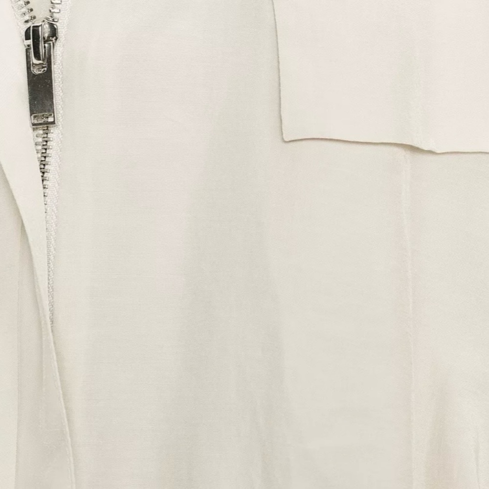 ZARA Collection Pocket Cream Jacket - Picture 7 of 12
